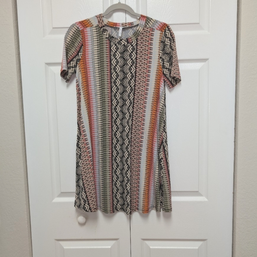 BCBGeneration Tropical Ripple Mini Dress XS